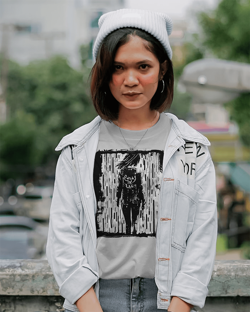 Футболка с принтом