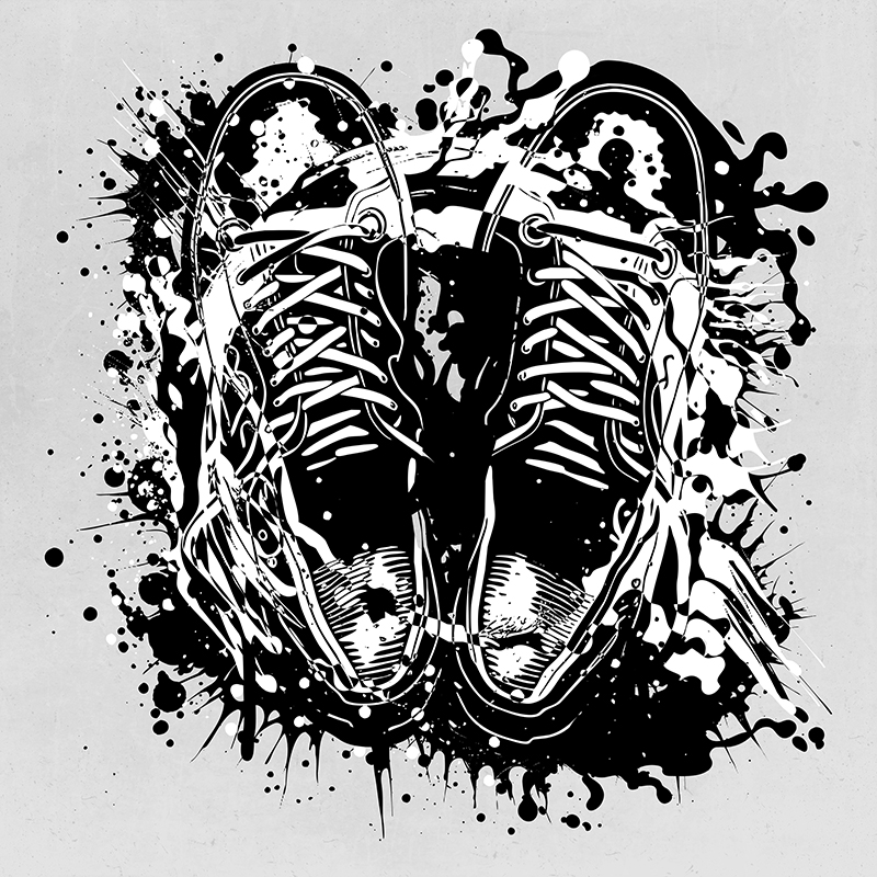 Футболка с принтом на тему осени и лета