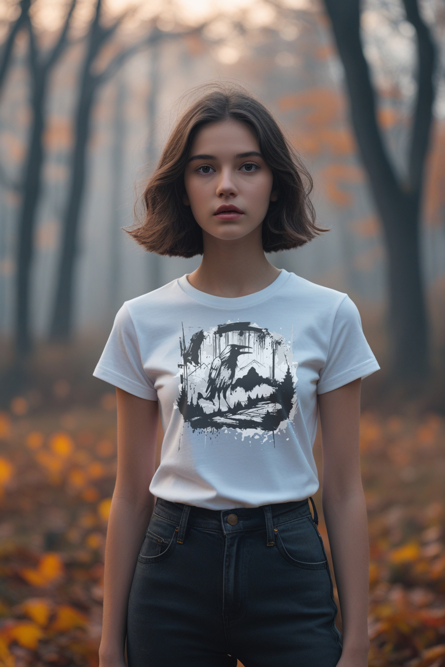 Футболка с принтом