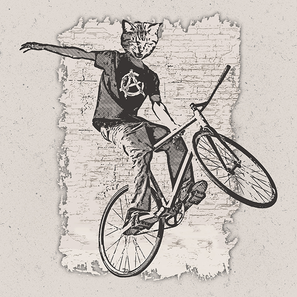 Футболка Байк-Анархист - топ 5 в коллекции велосипедных принтов