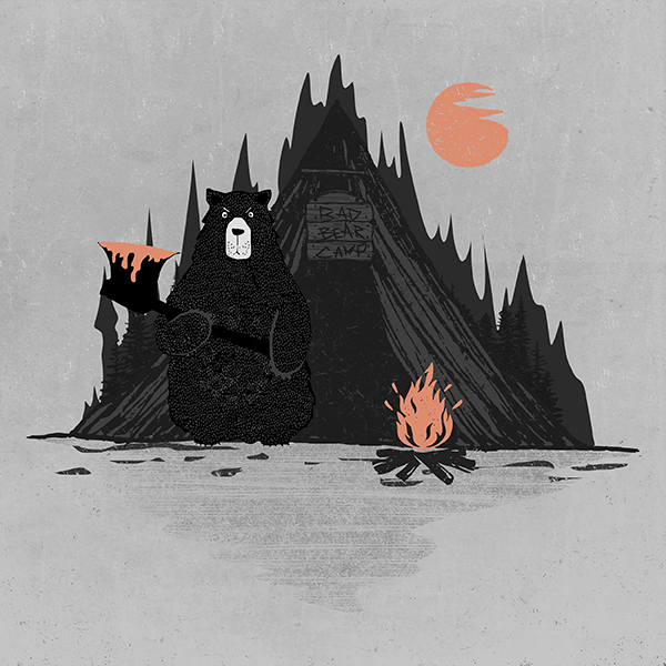 Походная футболка Добро Пожаловать - топ 10 в коллекции кемпинг принтов