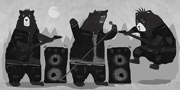 Футболка Плохие медведи - топ 5 в коллекции кемпинг принтов