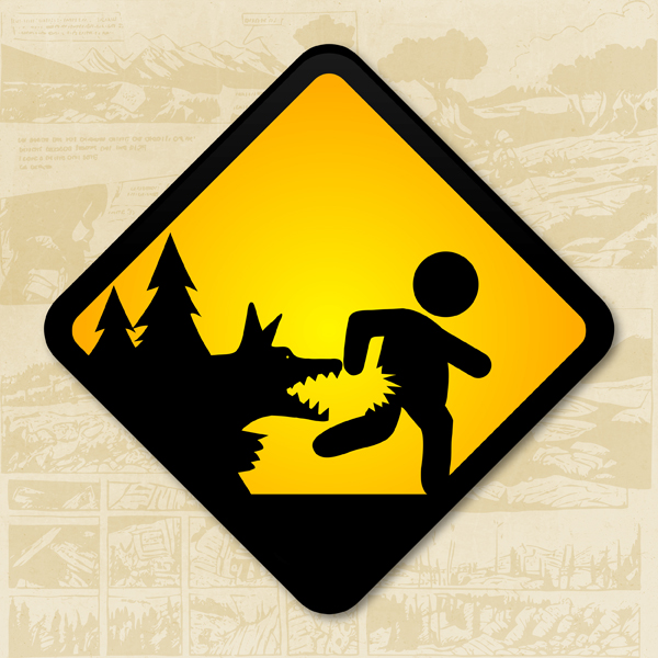 Походная наклейка One Red Fox