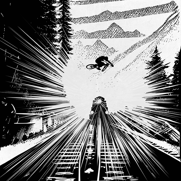 Интерьерные наклейки МТБ от One Red Fox