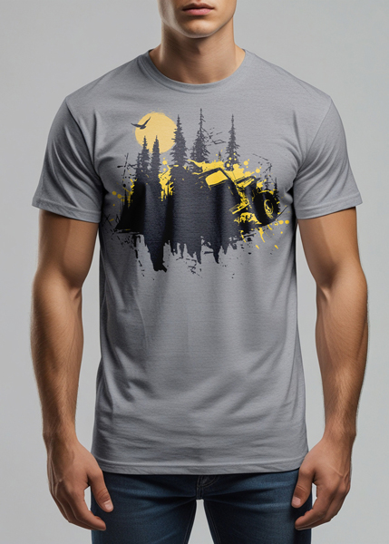 Футболка с принтом Offroad - купить в Москве One Red Fox