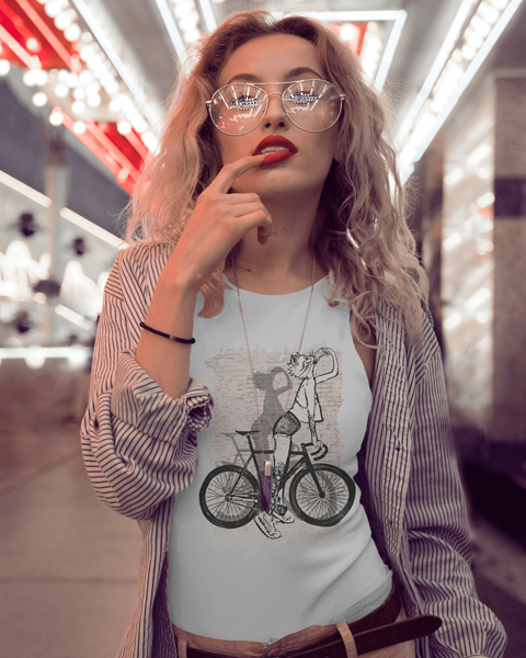 Байк Панк футболка с принтом - купить в Москве One Red Fox