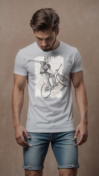 Байк Панк футболка с принтом - купить в Москве One Red Fox