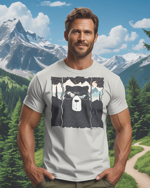 Футболка с принтом Лесная полиция - купить в Москве One Red Fox