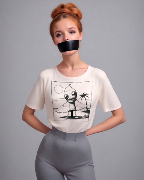 Футболка с принтом Ужасы и Фантастика - купить в Москве One Red Fox