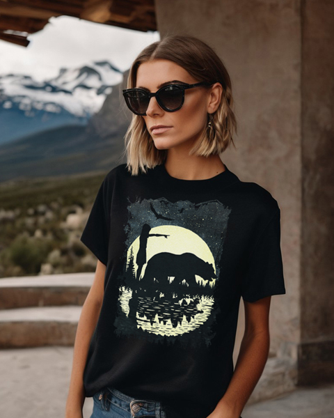 Футболка с принтом - купить в Москве One Red Fox