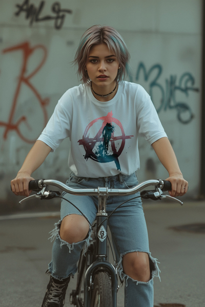 МТБ Футболка с принтом - купить в Москве One Red Fox