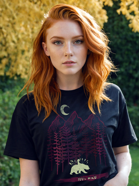 Футболка с принтом - купить в Москве One Red Fox