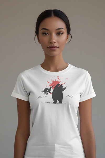 Футболка с принтом - купить в Москве One Red Fox