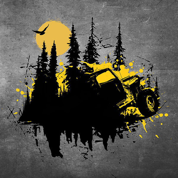 Наклейка Сибирь зовет