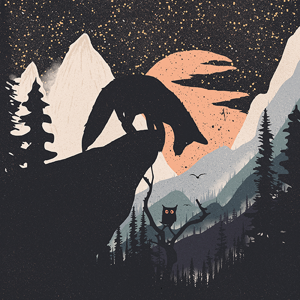 Футболка Горные вершины - топ 1 в коллекции походных принтов