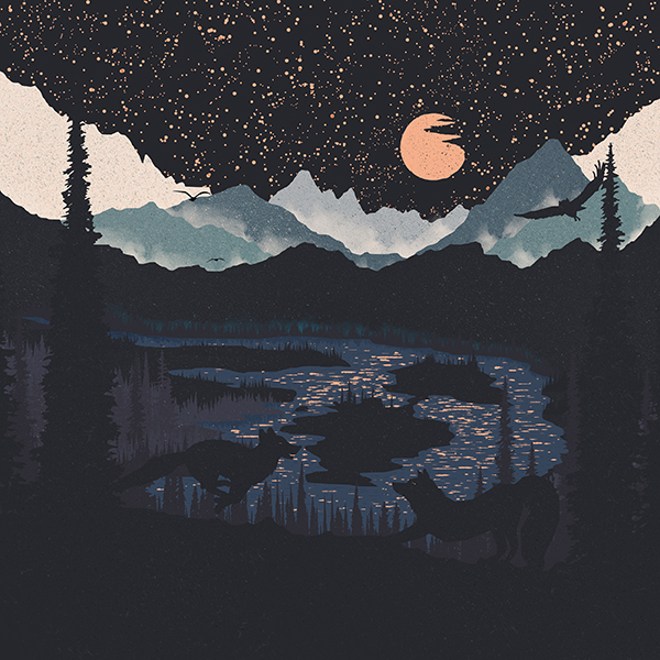 Футболка Лесной лагерь - топ 11 в коллекции походных принтов