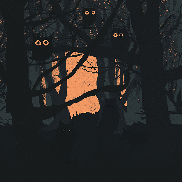 Футболка Оранжевая луна - топ 5 в коллекции походных принтов