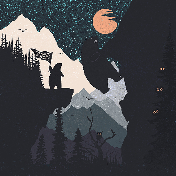 Походная футболка Лесной альпинист - топ 8 в коллекции походных принтов