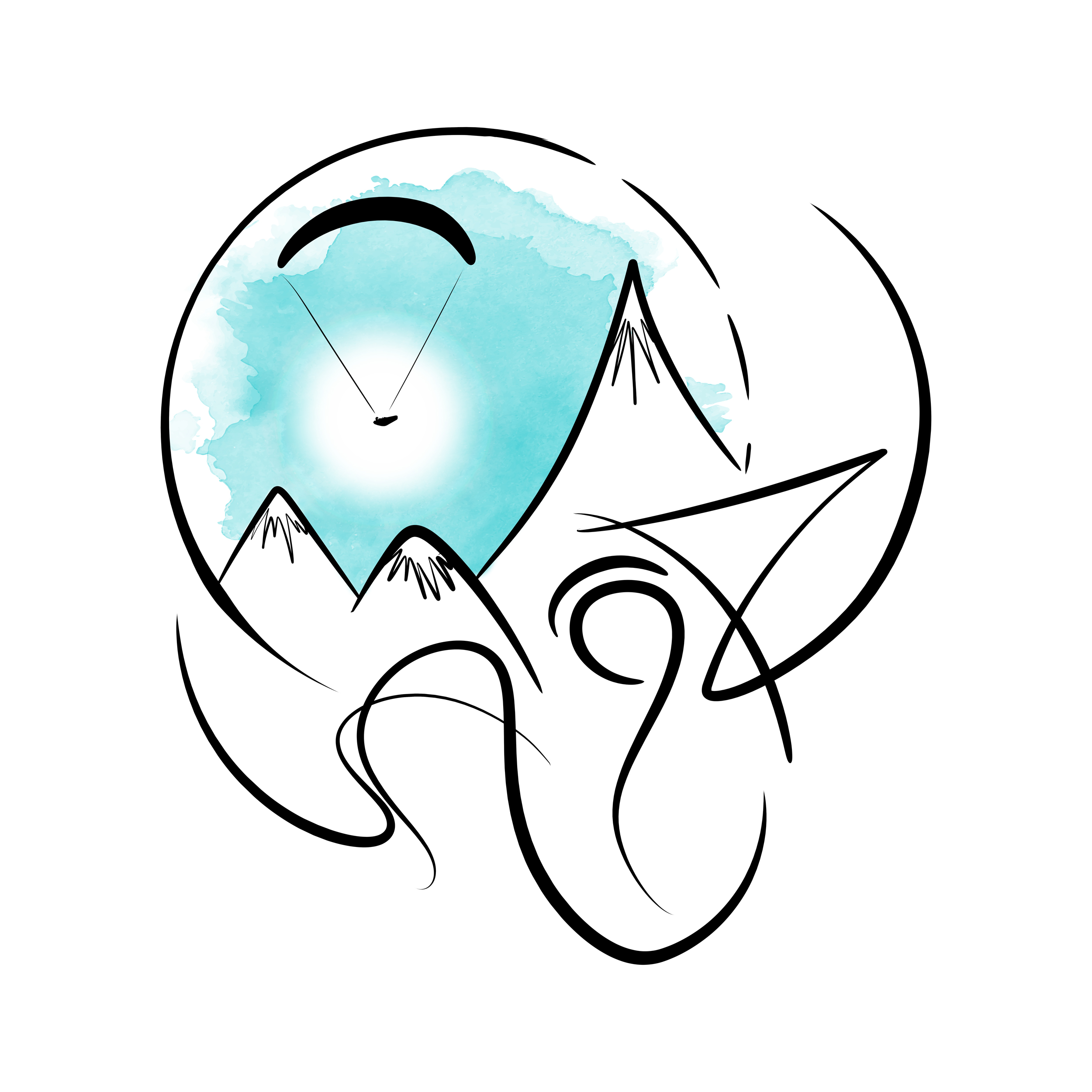 Футболка Небесный простор - продолжение коллекции парапланерных принтов