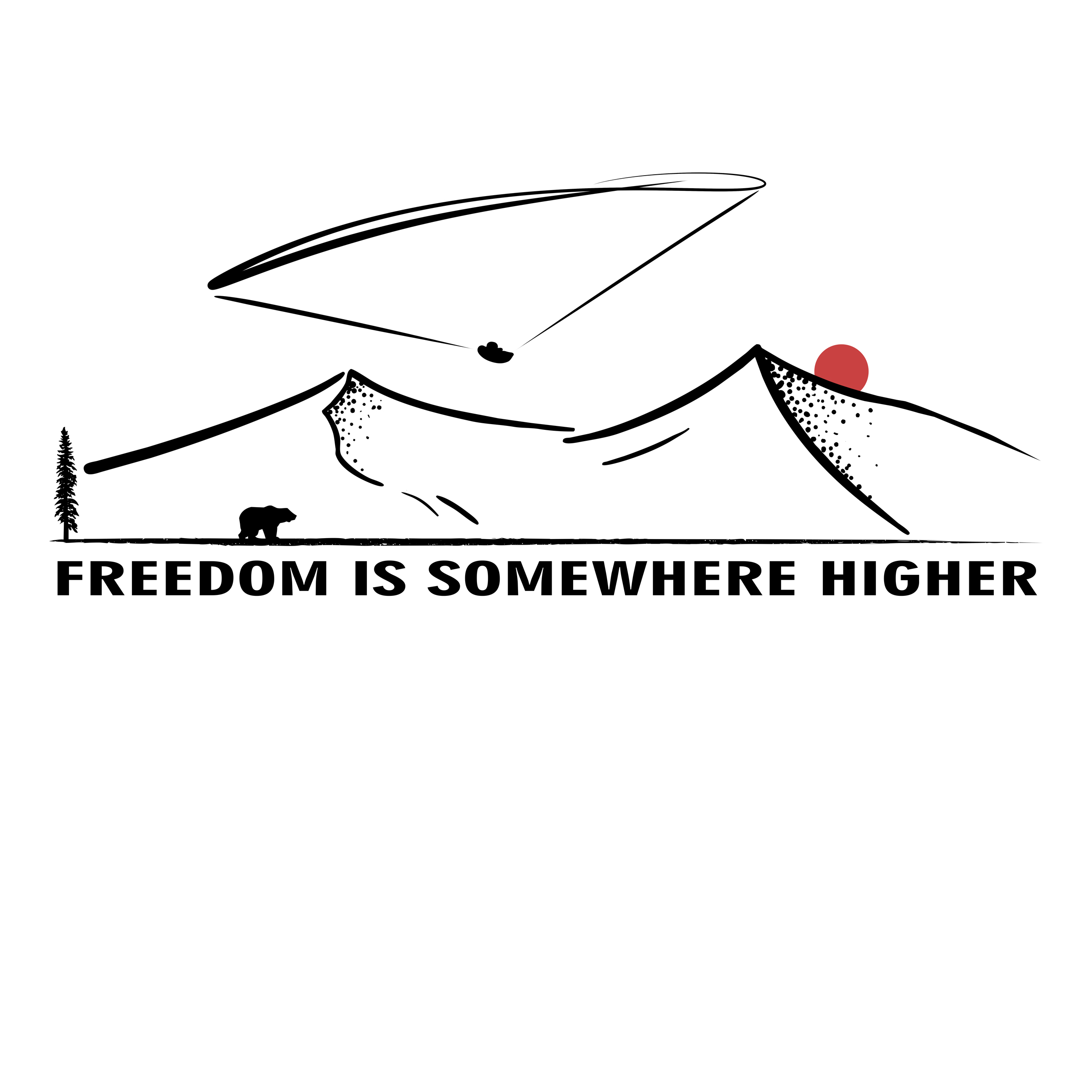 Футболка Параплан и ветер - продолжение коллекции парапланерных принтов