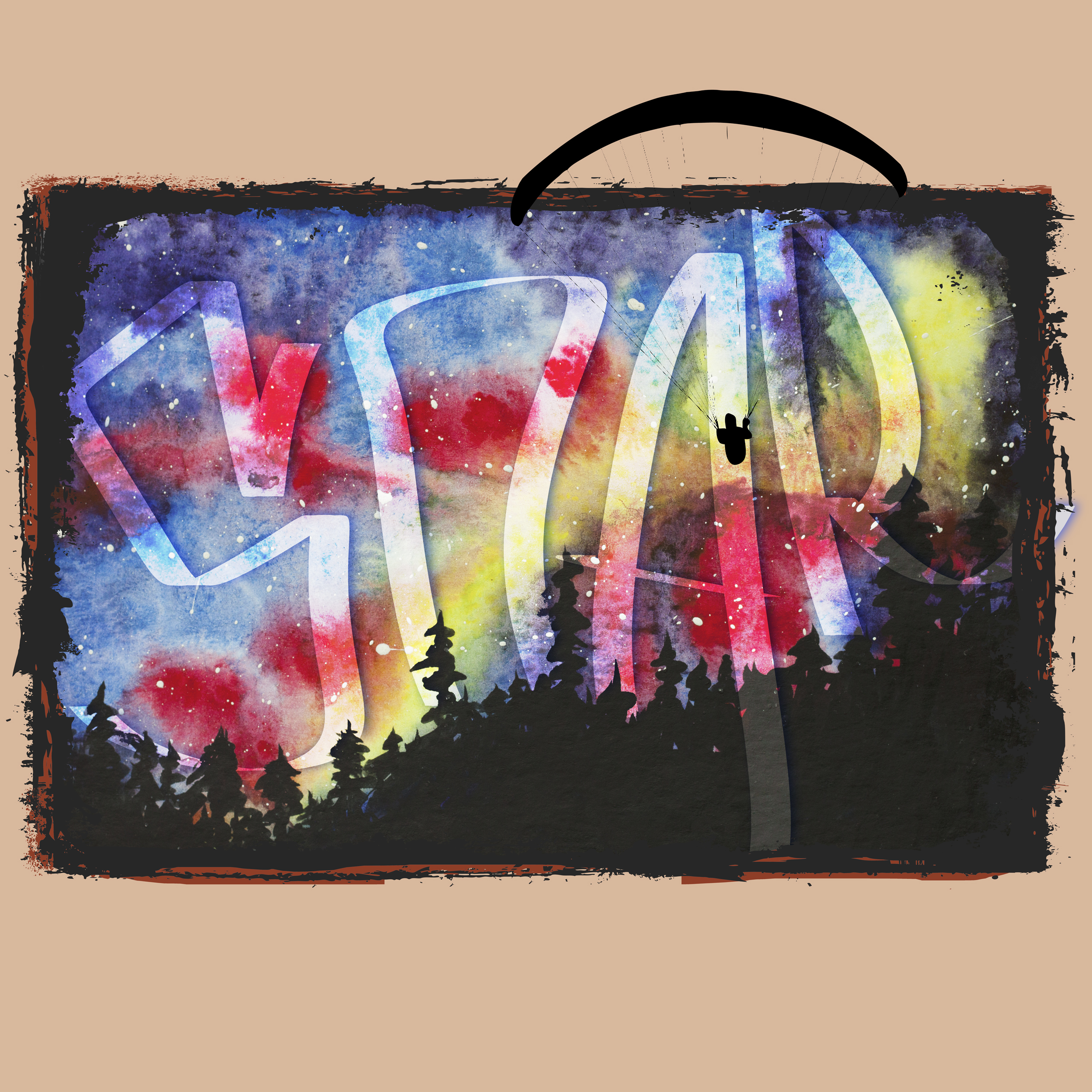 Футболка Высота и облака - продолжение коллекции парапланерных принтов