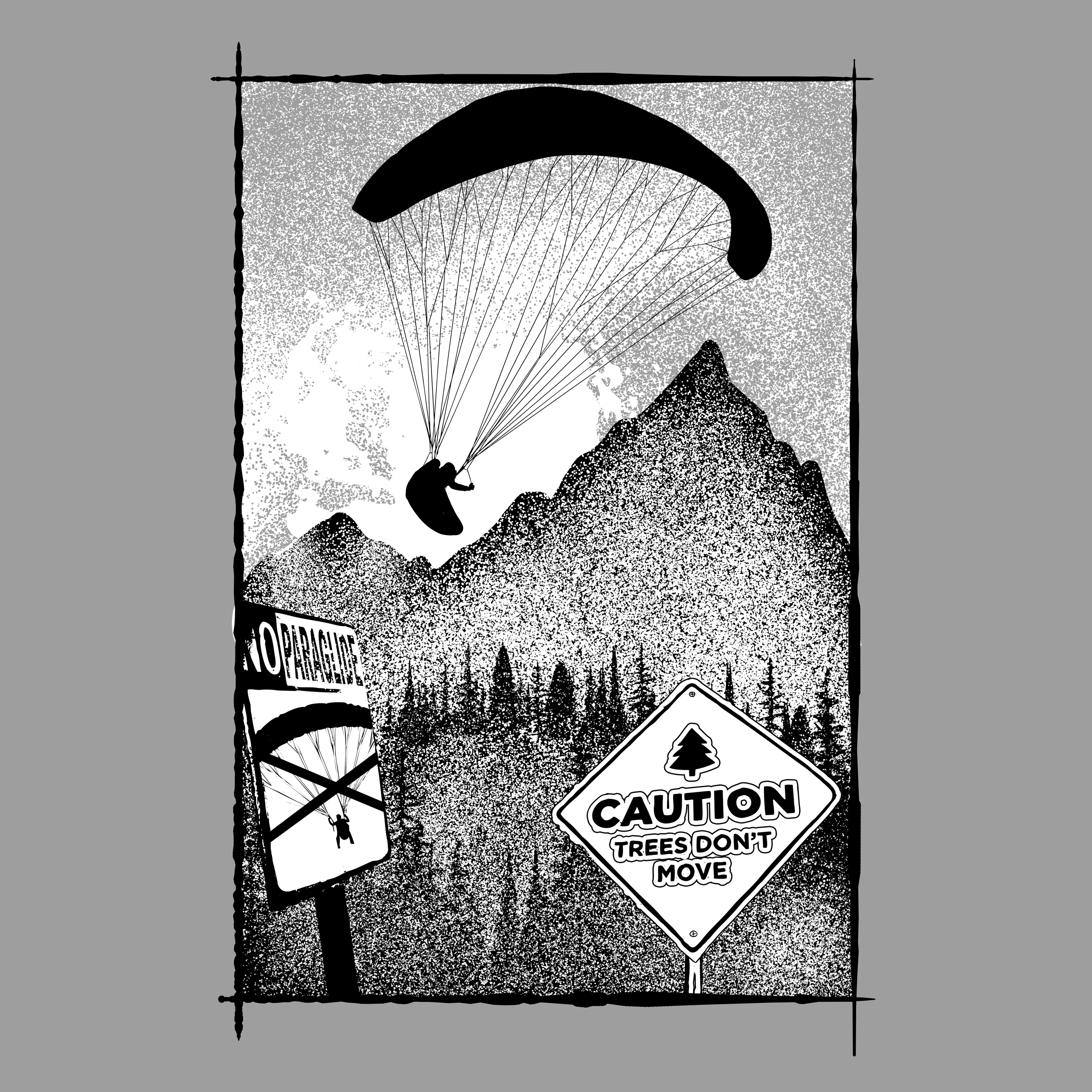 Футболка Небо и полет - продолжение коллекции парапланерных принтов