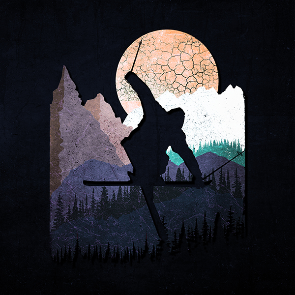 Процесс нанесения лыжных наклеек