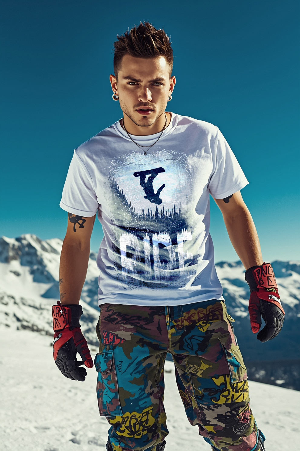 Футболка Зимний город - топ 7 в коллекции