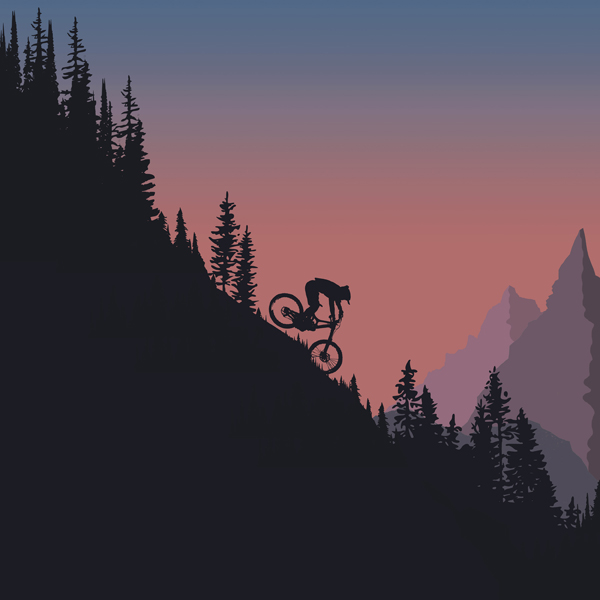 Наклейка MTB от One Red Fox