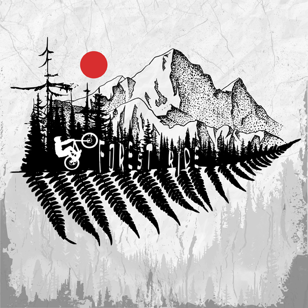 Наклейка MTB от One Red Fox