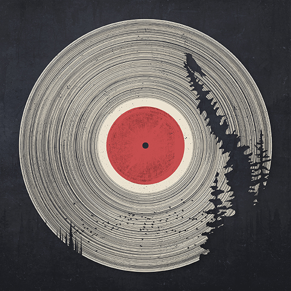 Футболка Лесная Тишина - топ 1 в коллекции походных принтов